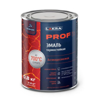 9590257 Эмаль термостойкая антикоррозионная Лакра PROF IT до 700С Серебристый 0,8 кг
