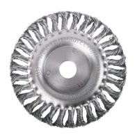 2302013 Щетка-крацовка дисковая, для УШМ, стальная жгут. проволока, 150мм