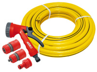 Набор поливочный 3/4"х15м, 3 коннектора и пистолет 5 режимов  77280