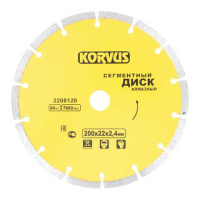 2208120 Диск алмазный сегментный 200х2,4x22мм