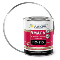 0007686 Эмаль ПФ-115 Лакра Белый 2,8кг Л-С