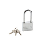 79-0045 Замок навесной серия «Сталь» 50 мм длинная дужка ЧЕТЫРЕ СЕЗОНА (упак 6шт)