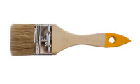 0101920 Кисть плоская "Хобби", натуральная щетина, дер. рукоятка, 50мм, Китай