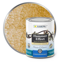 0008123 Эмаль с молотковым эффектом Лакра Золото 0,8кг Л-С