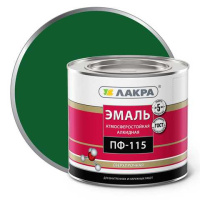 0007768 Эмаль ПФ-115 Лакра Темно-зелен. 2кг Л-С