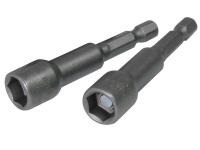 Биты с торцевой головкой 6 мм, 2 шт., с магнитом, L 48 мм, кованые, InWork (57920-2)