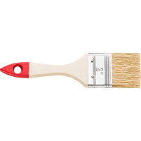  РАСПРОДАЖА 7104004 Кисть плоская, натуральная щетина, 100 мм