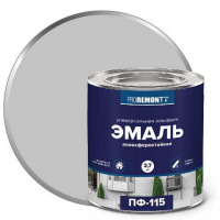 0006671 Эмаль ПФ-115 PROREMONTT Серый RAL 7004 2,7кг Л-С