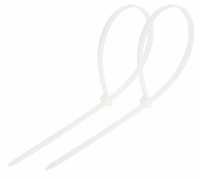 07-0250 Хомут-стяжка кабельная нейлоновая REXANT 250 x3,6 мм, белая, упаковка 100 шт.