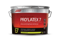 0005962 Краска латексная PARADE PRO'LATEX Е7 база А шелк-мат. 9л Россия