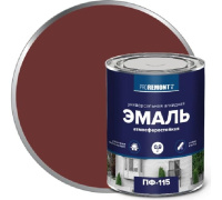 9590660 Эмаль ПФ-115 PROREMONTT Красно-коричневый  1,9кг Л-С