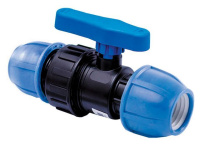 Кран компрес. для ПЭ труб 20 (Lammin) 160/8