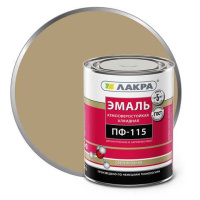 0007672 Эмаль ПФ-115 Лакра Бежевый 1кг Л-С