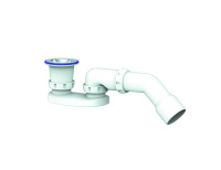  РАСПРОДАЖА G21 CИФОН ДЛЯ ДУШЕВОГО ПОДДОНА с прикручивающимся выпуском 1 1/2 и отводом д.40х40/50 45