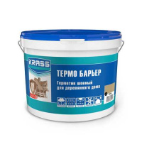 0005303 Герметик акриловый KRASS Термо Барьер для деревянного дома 7кг Сосна