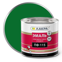 0007714 Эмаль ПФ-115 Лакра Зелёный 2кг Л-С