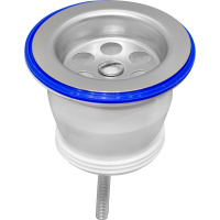 Е33 Нерж. выпуск для раковины 1.1/2" Unicorn