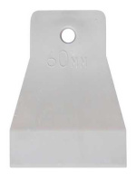 1209106 Шпатель резиновый белый 60мм Белый 750 Россия