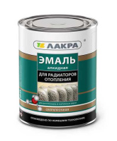 0007662 Эмаль алкидная для радиаторов Лакра Бел. п/мат. 0,9кг Л-С