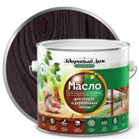 0007073 Масло для террас и деревянных полов Здоровый Дом венге 1,8л Л-С