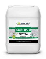 0007850 Клей ПВА-М Лакра универсальный Экстра (канистра) 10кг Л-С