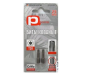 3102375 Биты 25 ммT30 (2шт), сталь S2, кованые, торсионные, магнит