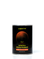 KRGL0023 "CERTA" Краска молотковая 3в1 шоколад (0,8кг)