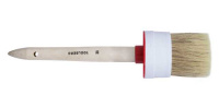 0100120  Кисть круглая, натуральная щетина, дер. рукоятка, Ø65мм (№20), Китай