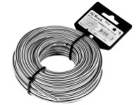 Леска для триммера двухцвет., длина 15 м, профиль - звезда,  d-2.4 мм, InWork  (78515) упак. 15шт