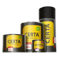 CST00026 "CERTA" эмаль термостойкая антикоррозионная до 400°С красный (~RAL 2002) (10кг)