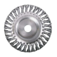 2302013 Щетка-крацовка дисковая, для УШМ, стальная жгут. проволока, 150мм