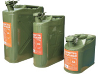 Канистра стальная, 10 л, для горючего и масел (64938)