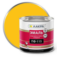 0007708 Эмаль ПФ-115 Лакра Жёлтый 2кг Л-С