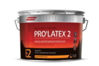 0005913 Краска латексная PARADE PRO'LATEX Е2 база А глубокомат. 9л Россия