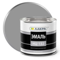 0008089 Эмаль НЦ-132 Лакра Серый 1,7кг Россия (8307557)