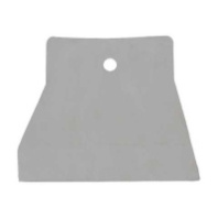 1209110 Шпатель резиновый белый 100мм Белый 375 Россия