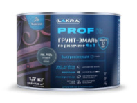 9592002 Грунт-эмаль по ржавчине 4 в 1 быстросохнущая Лакра PROF IT Графит, RAL 7024 1,7 кг
