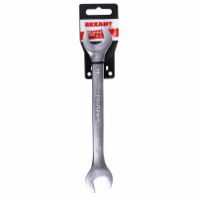 12-5830-2 Ключ рожковый REXANT 17х19 мм, желтый цинк