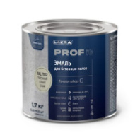 8311352 Эмаль для бетонных полов быстросохнущая  Лакра PROF IT Галечный серый, RAL 7032 1,7 кг