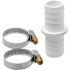 Соединитель 22/22 в комплекте с хомутами для сливных шлангов, MP-У
