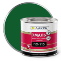 0007768 Эмаль ПФ-115 Лакра Темно-зелен. 2кг Л-С