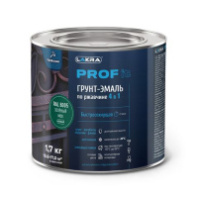 8311383 Грунт-эмаль по ржавчине 4 в 1 быстросохнущая Лакра PROF IT Зеленый мох, RAL 6005 1,7 кг