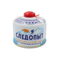Газ для порт. плит "СЛЕДОПЫТ", метал. баллон, 230гр. РЕЗЬБОВОЙ, (всесезонный) /24/