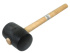 Киянка резиновая черная, 50 мм, деревянная рукоятка обратного типа, Россия (45311)