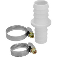 Соединитель 19/22 в комплекте с хомутами для сливных шлангов, MP-У