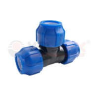 Тройник ПНД компрессионный 25-25-25 (50/10) VALFEX