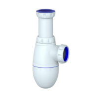 B500 СИФОН ДЛЯ МОЙКИ БЕЗ ВЫПУСКА 1 1/2 (ДУ 40) , ПЕРЕХОДНИК 40Х32, БЕЗ ОТВОДА В КАНАЛИЗАЦИЮ