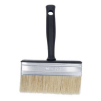 0106414 Кисть ракля, натуральная щетина, пластик. рукоятка, 40х140мм, Китай