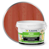 0007573 Лак в/д тонированный Лакра Рябина 2,5кг Л-С