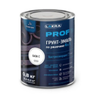 8311372 Грунт-эмаль по ржавчине 4 в 1 быстросохнущая Лакра PROF IT База С 0,8 кг